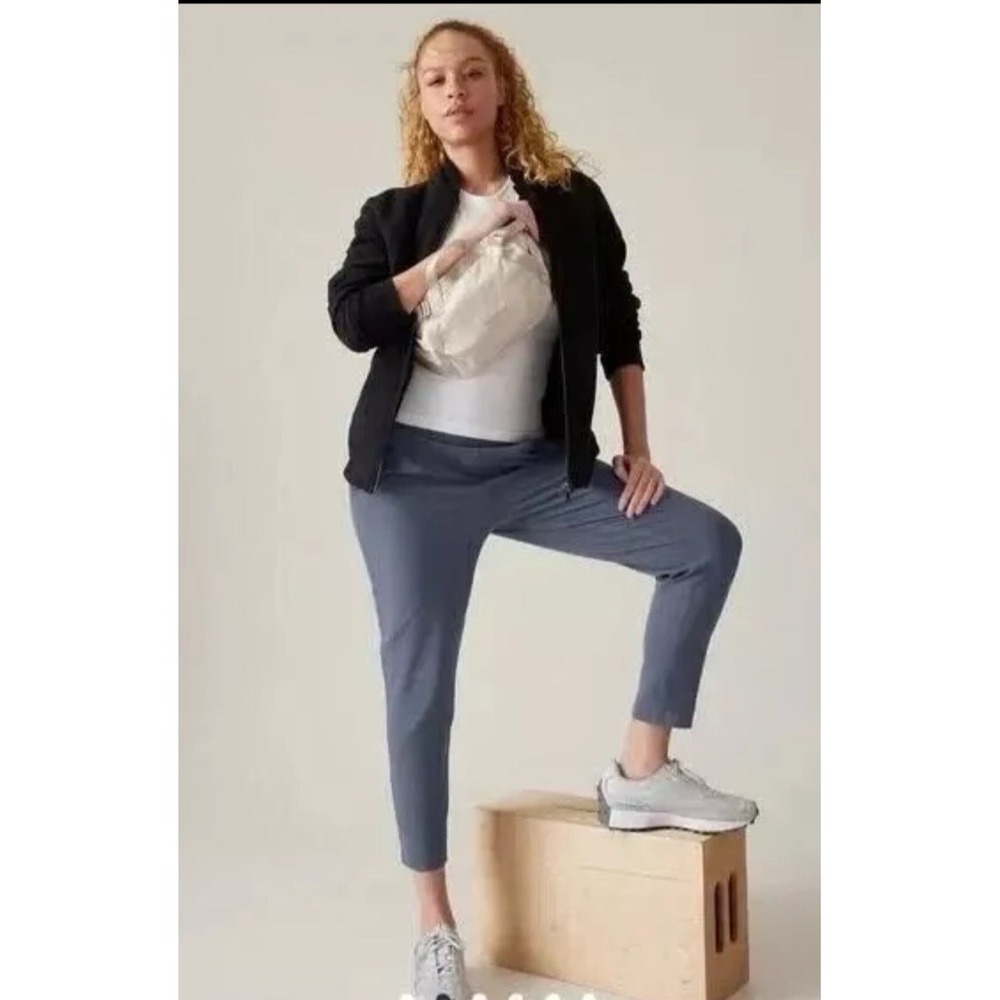 Athleta Elation Pant Granite Blue NWOT 2XL  Active Yoga Pockets Lounge $99